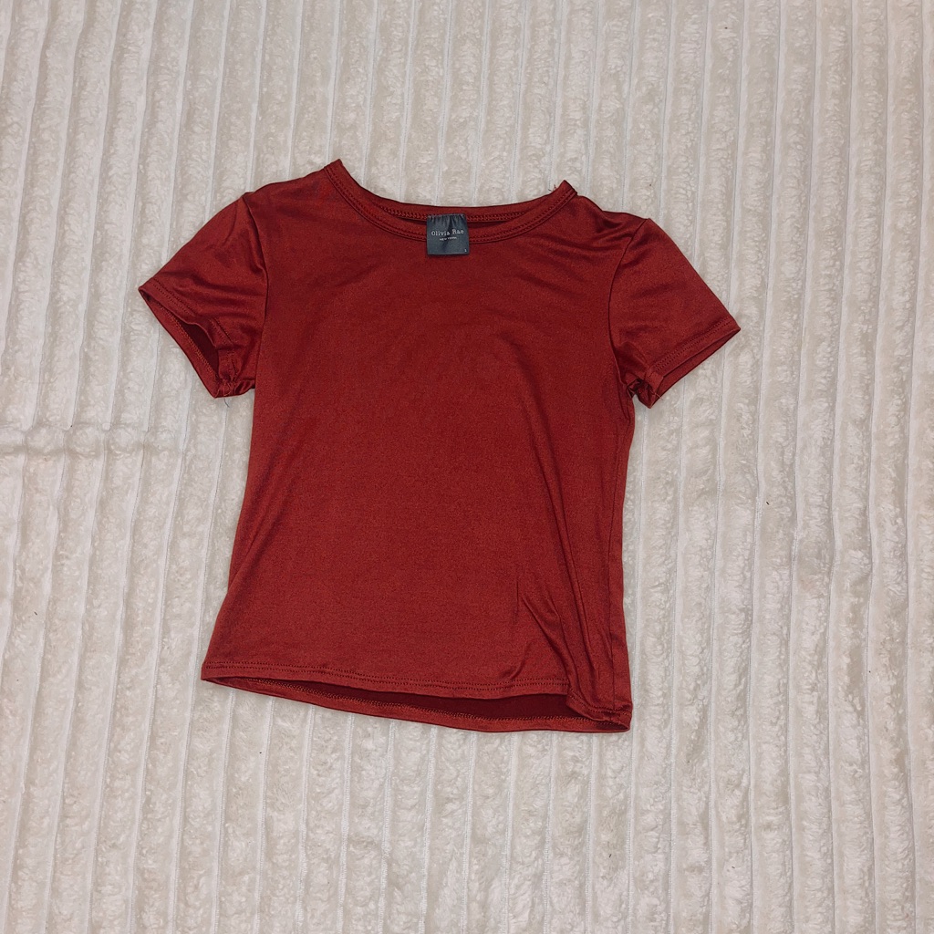 Fitted Rust Colored Tee